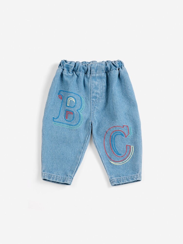 Bobo Choses B.C. Embossed denim pants
