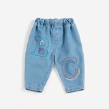 Bobo Choses B.C. Embossed denim pants