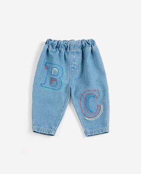 Bobo Choses B.C. Embossed denim pants
