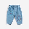 Bobo Choses B.C. Embossed denim pants
