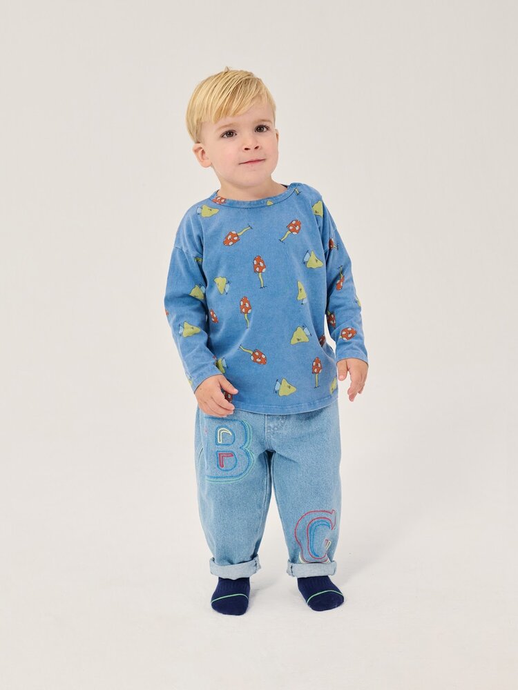 Bobo Choses B.C. Embossed denim pants