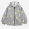 Bobo Choses Pixel Abduction all over zipped hoodie