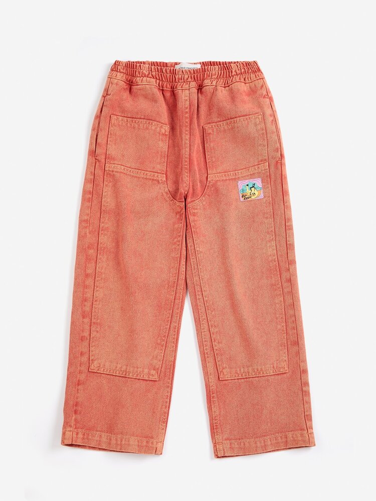 Bobo Choses Taxi Saurus Tag twill pants Bobo Choses Taxi Saurus Tag twill pants