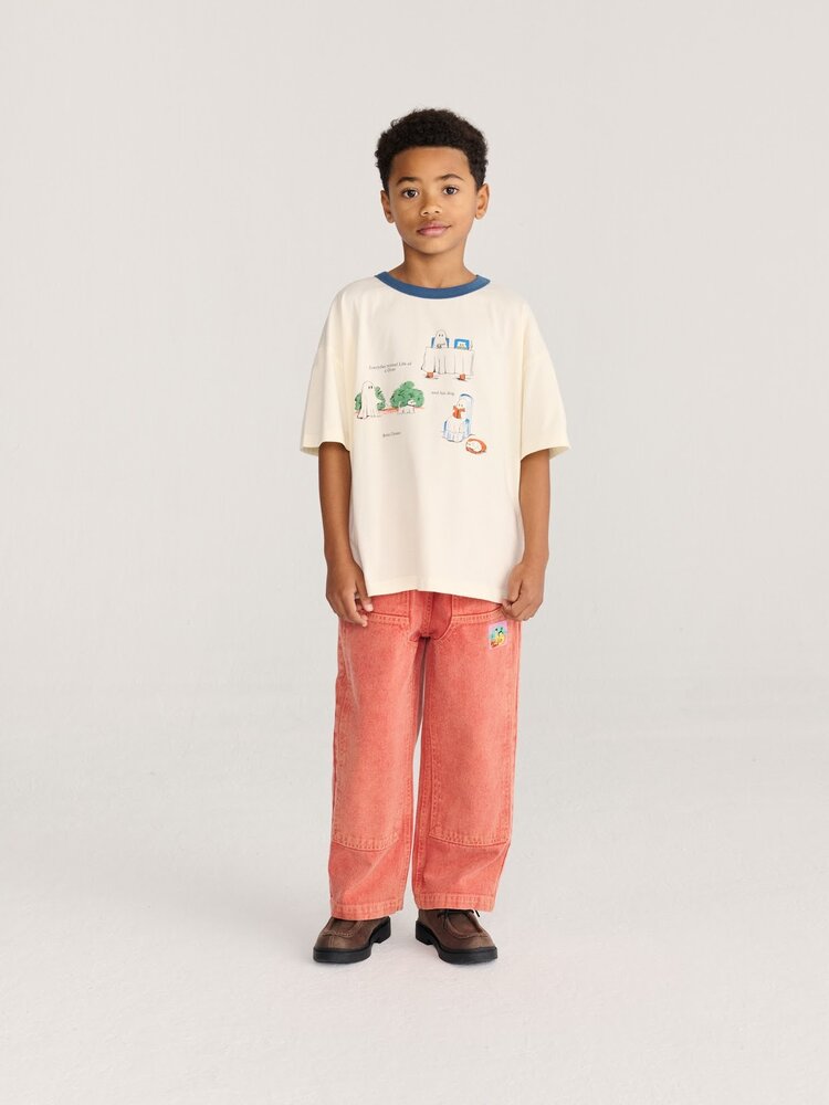 Bobo Choses Taxi Saurus Tag twill pants Bobo Choses Taxi Saurus Tag twill pants