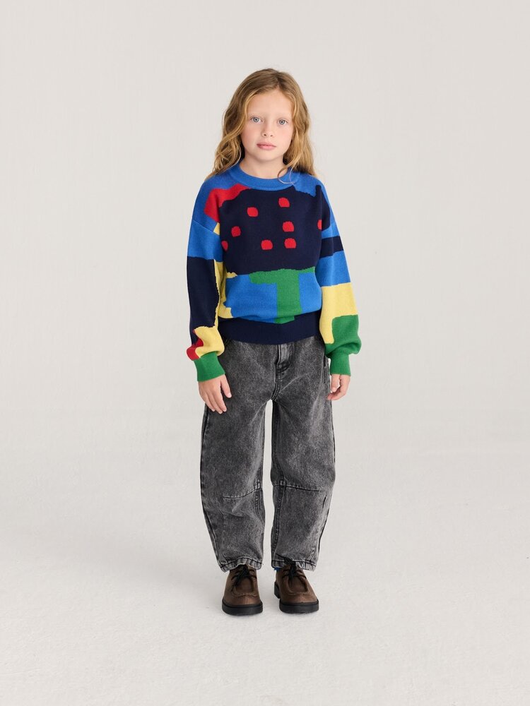 Bobo Choses Beast Tag denim pants Bobo Choses Beast Tag denim pants