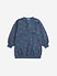 Stamp Bloom all over sweatshirt dress