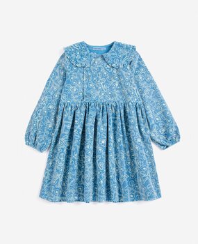 Bobo Choses Sketchy Flowers all over corduroy dress