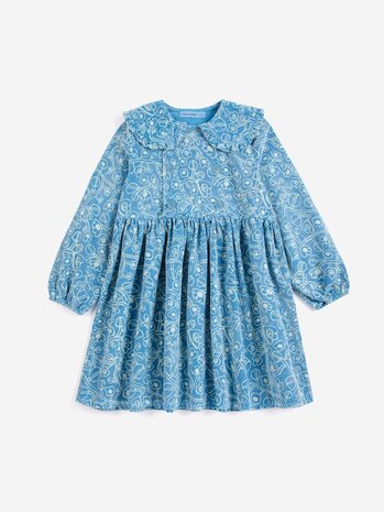 Bobo Choses Sketchy Flowers all over corduroy dress Bobo Choses Sketchy Flowers all over corduroy dress