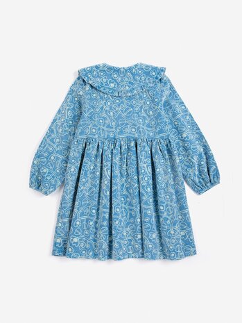 Bobo Choses Sketchy Flowers all over corduroy dress Bobo Choses Sketchy Flowers all over corduroy dress