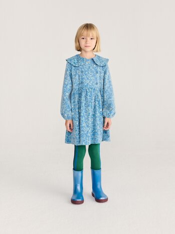 Bobo Choses Sketchy Flowers all over corduroy dress Bobo Choses Sketchy Flowers all over corduroy dress
