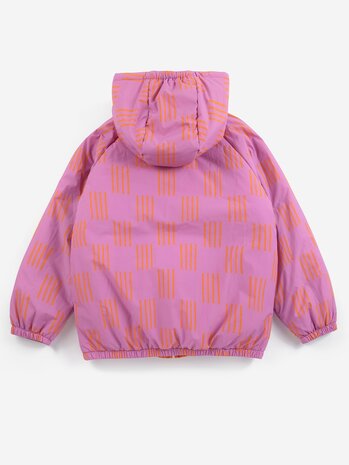 Bobo Choses Almost Moiré all over reversible anorak pink Bobo Choses Almost Moiré all over reversible anorak pink