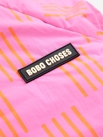 Bobo Choses Almost Moiré all over reversible anorak pink Bobo Choses Almost Moiré all over reversible anorak pink