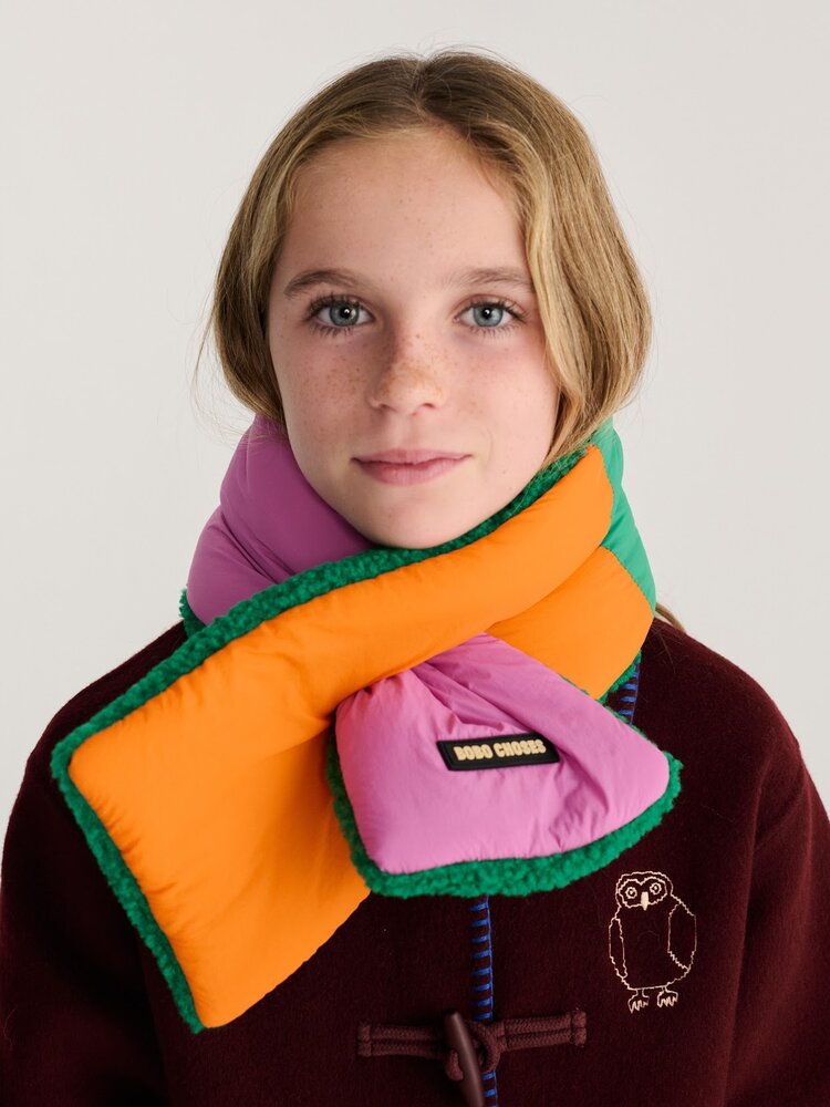 Bobo Choses Color Block sheepskin neck warmer Bobo Choses Color Block sheepskin neck warmer