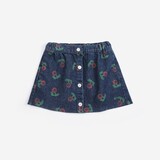 Bobo Choses Stamp Bloom all over denim skirt Bobo Choses Stamp Bloom all over denim skirt