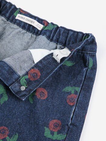 Bobo Choses Stamp Bloom all over denim skirt Bobo Choses Stamp Bloom all over denim skirt