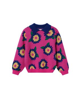 Goldie +  Ace Daisy Knit Collar Sweater