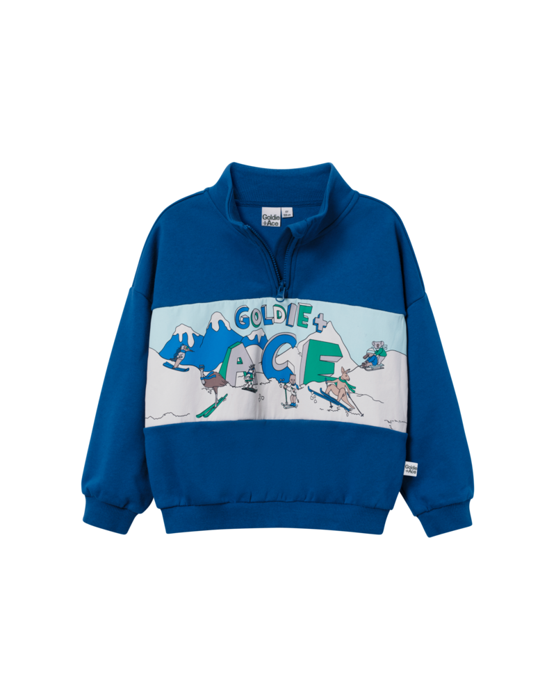 Goldie +  Ace Quarter Zip Alpine Sweatshirt