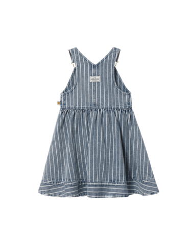 Goldie +  Ace Pinstripe Denim Pinafore