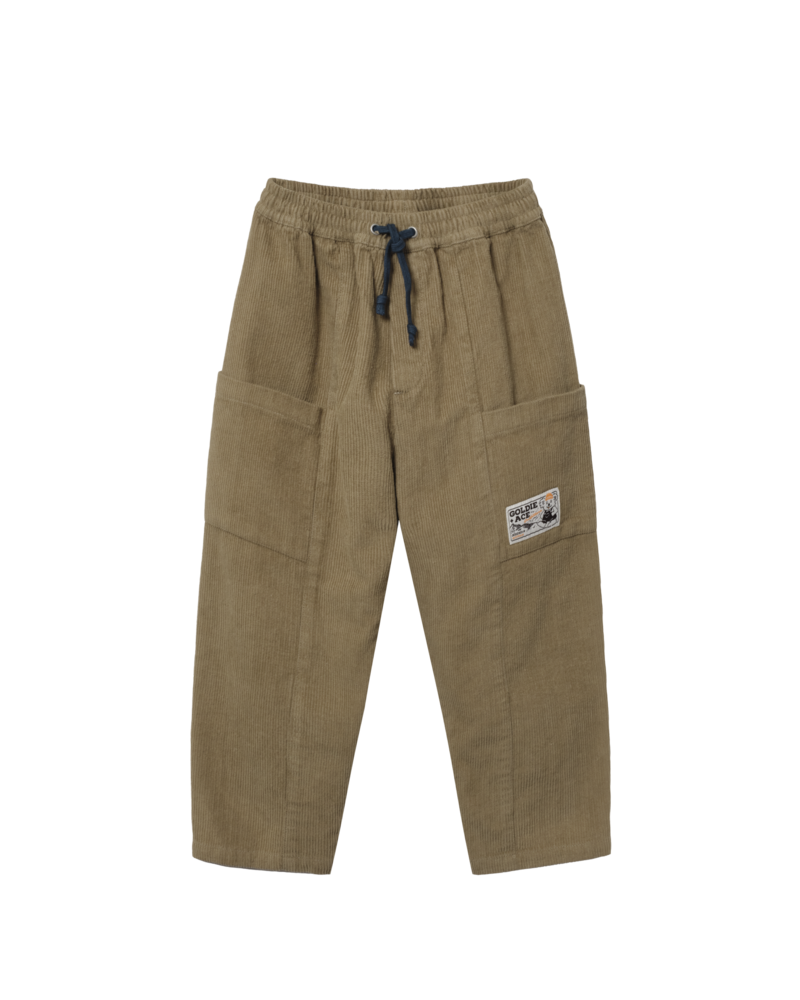 Goldie +  Ace Tan Corduroy Kit Pocket Pants