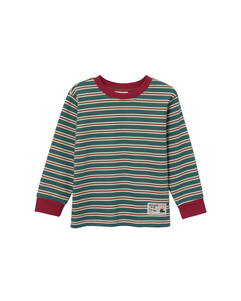 Goldie +  Ace Buddy Badge Stripe Top
