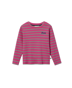 Goldie +  Ace Pink Stripe Rib Top