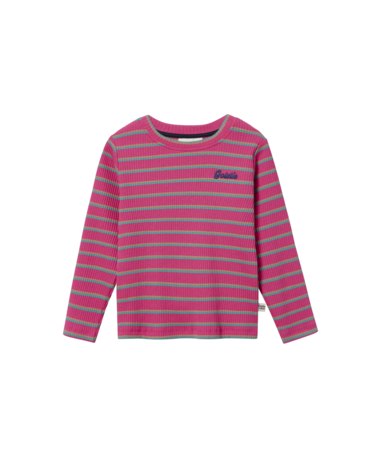 Goldie +  Ace Pink Stripe Rib Top