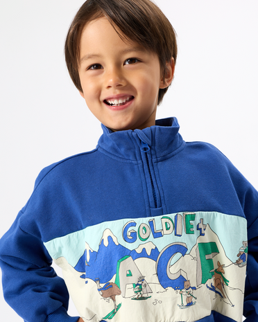 Goldie +  Ace Quarter Zip Alpine Sweatshirt