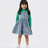 Goldie +  Ace Pinstripe Denim Pinafore