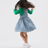 Goldie +  Ace Pinstripe Denim Pinafore