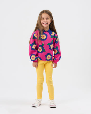 Goldie +  Ace Daisy Knit Collar Sweater