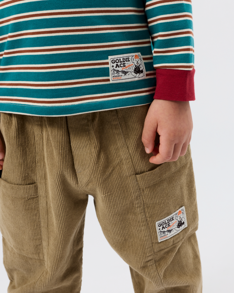 Goldie +  Ace Buddy Badge Stripe Top