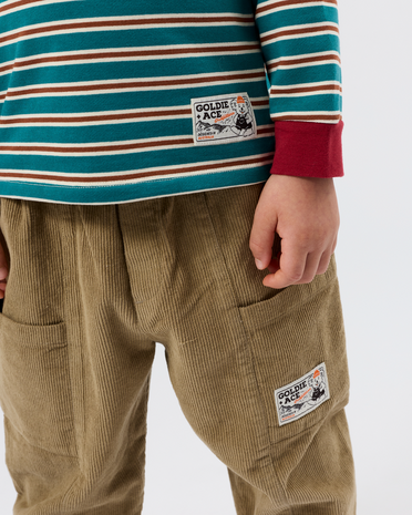 Goldie +  Ace Buddy Badge Stripe Top