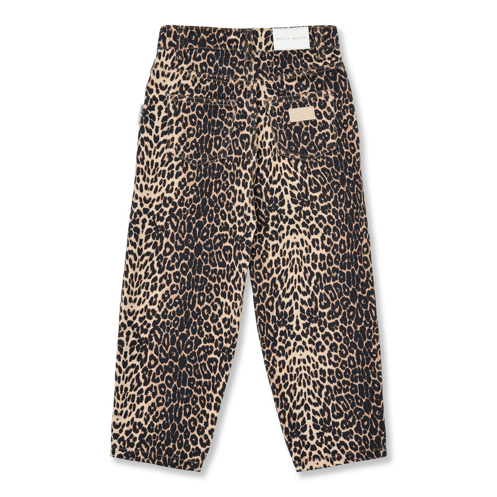 Petit Blush Ballon Fit Jeans Leopard Aop Petit Blush Ballon Fit Jeans Leopard Aop