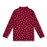Petit Blush Turtle Neck Hearts Aop Petit Blush Turtle Neck Hearts Aop
