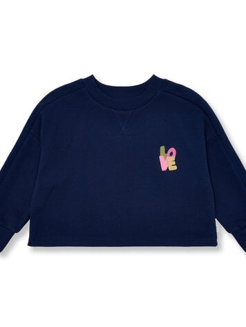 Petit Blush Coco Sweater Dark Blue