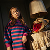 Petit Blush Sweater Dress Bisous Stripe Petit Blush Sweater Dress Bisous Stripe