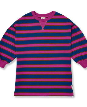 Petit Blush Sweater Dress Bisous Stripe