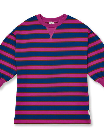 Petit Blush Sweater Dress Bisous Stripe