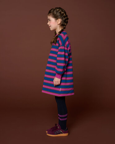 Petit Blush Sweater Dress Bisous Stripe Petit Blush Sweater Dress Bisous Stripe
