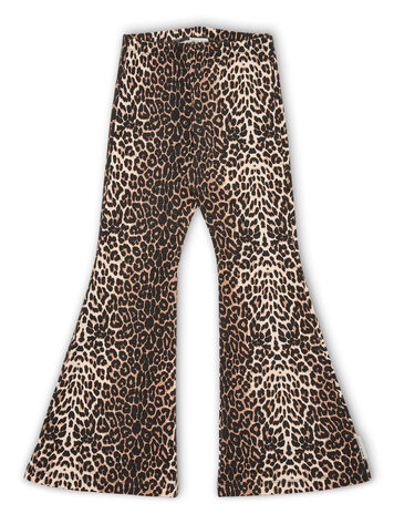 Petit Blush Bowie Flared Pants Leopard Aop