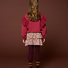 Petit Blush Sweater Ruffles Garnet