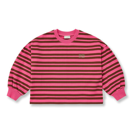 Petit Blush Easy Sweater Stripe Stripe Pink/Brown Petit Blush Easy Sweater Stripe Stripe Pink/Brown