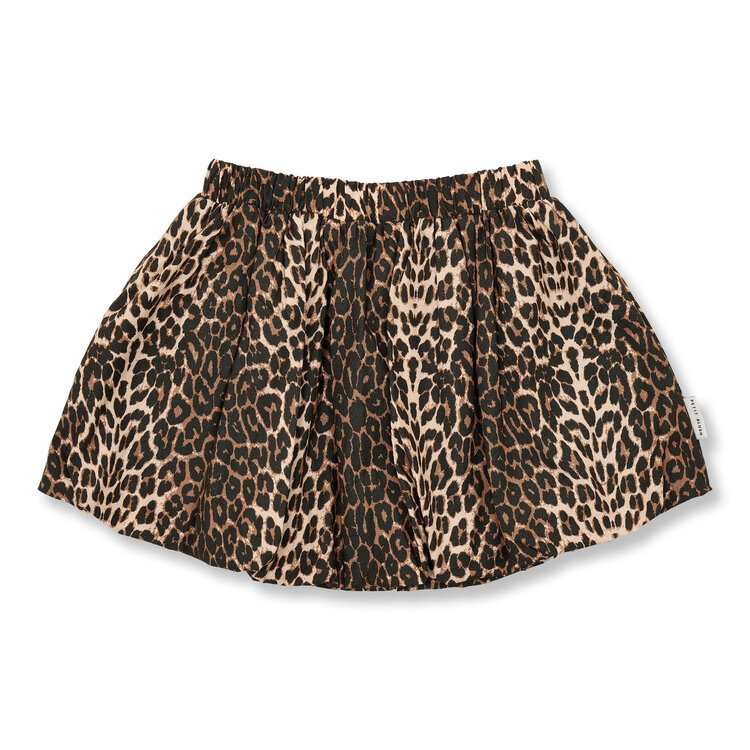 Petit Blush Ballon Skirt Leopard Aop