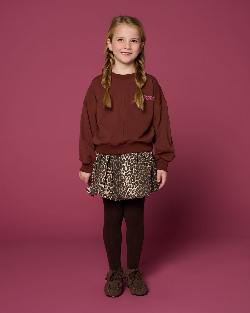Petit Blush Ballon Skirt Leopard Aop Petit Blush Ballon Skirt Leopard Aop