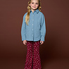 Petit Blush Bowie Flared Pants Hearts Aop Petit Blush Bowie Flared Pants Hearts Aop