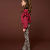 Petit Blush Bowie Flared Pants Leopard Aop Petit Blush Bowie Flared Pants Leopard Aop