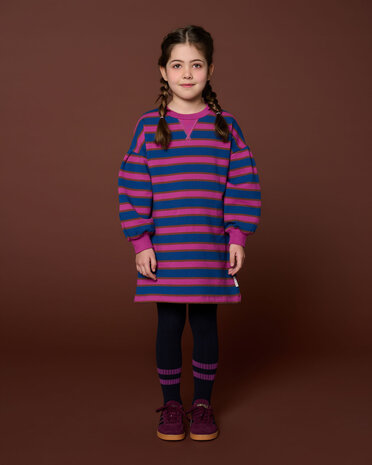 Petit Blush Tight Stripes Blue/Orchid Petit Blush Tight Stripes Blue/Orchid
