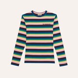 The Campamento Multicolor Stripes Tshirt The Campamento Multicolor Stripes Tshirt