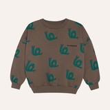 The Campamento Snakes Brown Sweatshirt The Campamento Snakes Brown Sweatshirt