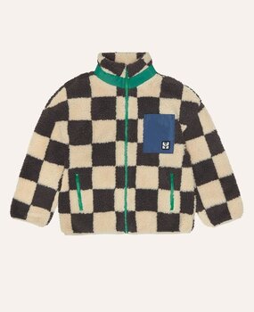 The Campamento Checked Teddy Jacket